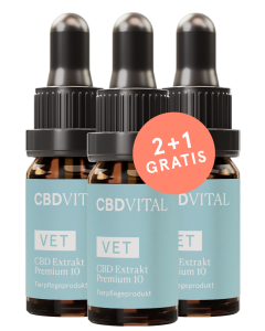 VET CBD 10 Extrakt PREMIUM ★ 2 + 1 GRATIS