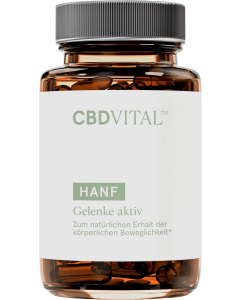 Hanf Gelenk aktiv Kapseln in der Verpackung