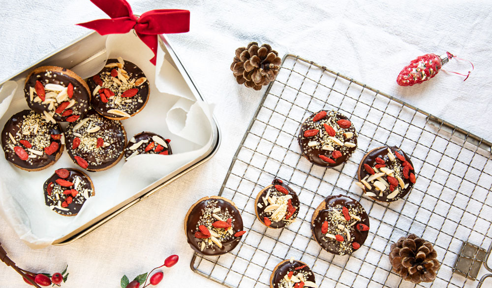 Mandel-Toffee Cookies Rezept